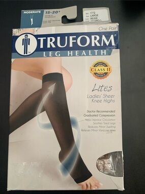 Truform Lites Ladies Sheer Knee Highs - Beige